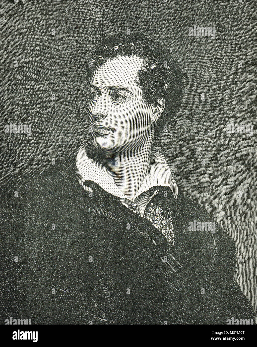 Lord Byron, englischen romantischen Dichter, 1788-1824 Stockfoto