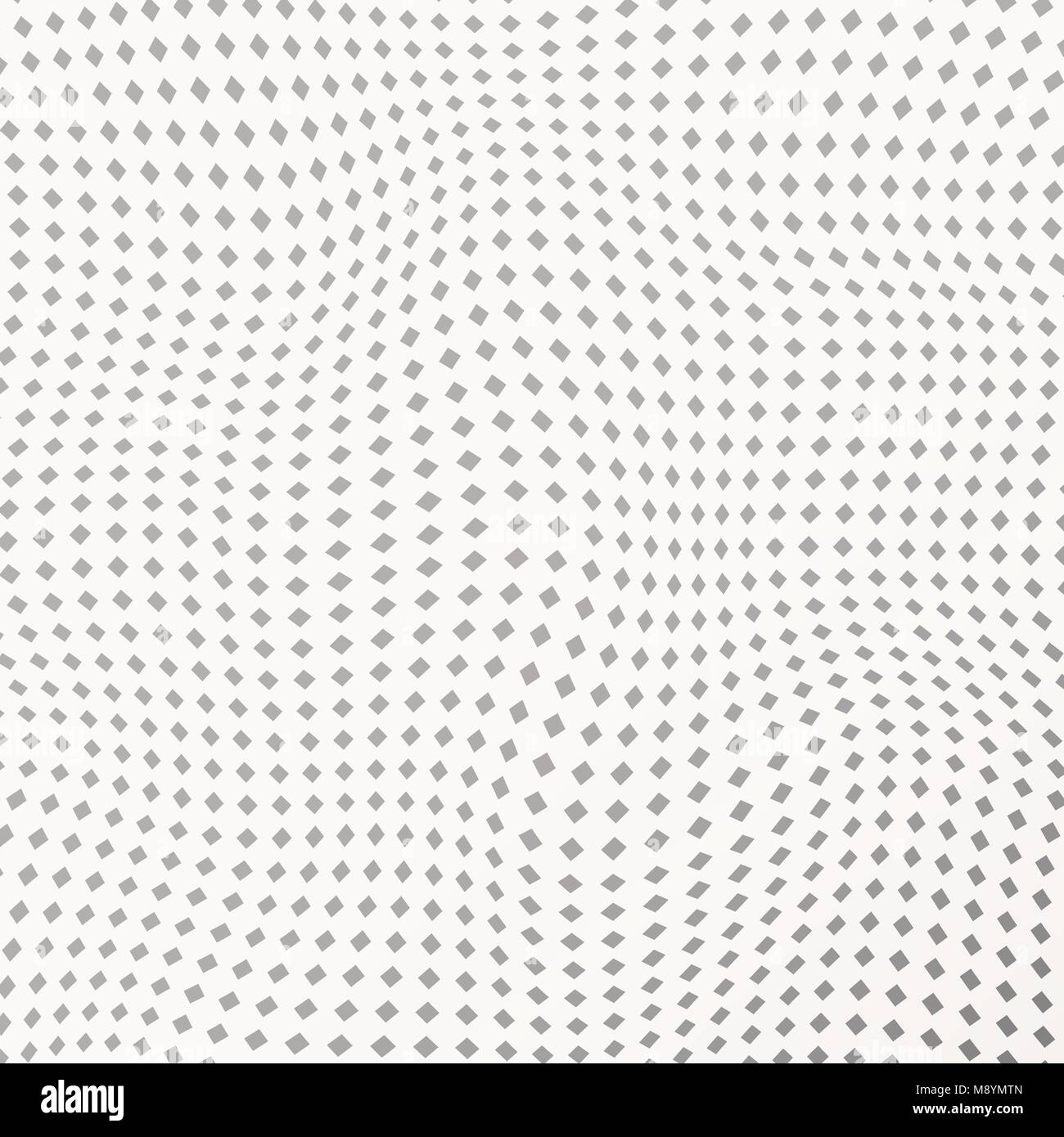 Muster der Weiche dunkle Quadrat in halftone Wellen auf Creme Hintergrund,  Illustration Vector EPS 10 Stock-Vektorgrafik - Alamy