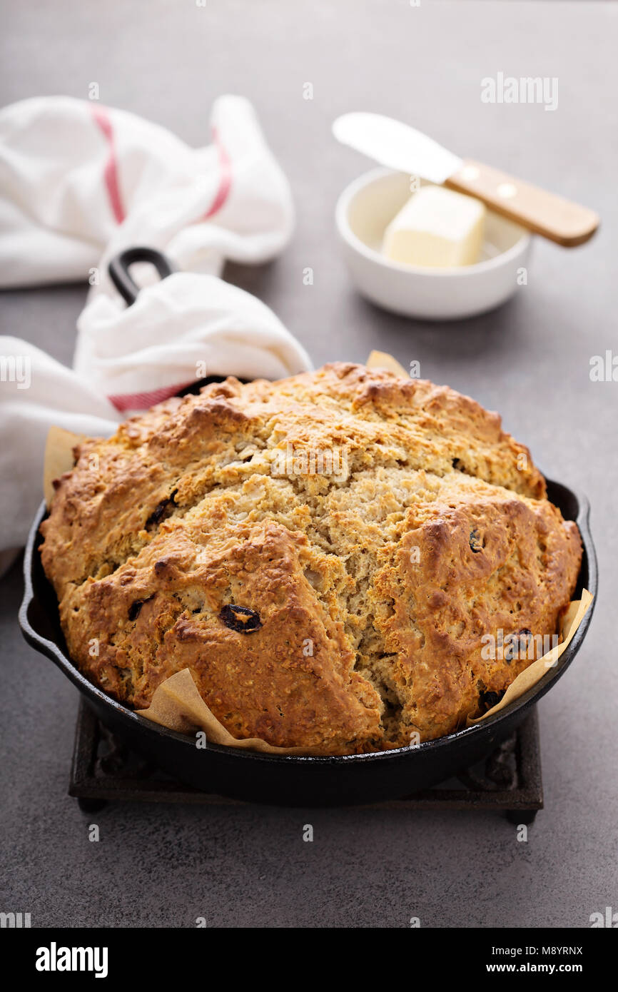 Irisches Soda-Brot Stockfoto