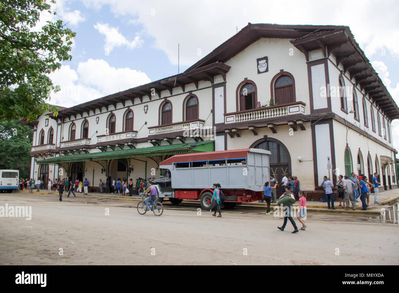 Der Bahnhof Terminal de Ferrocarriles de Moron in Moron, Kuba Stockfoto