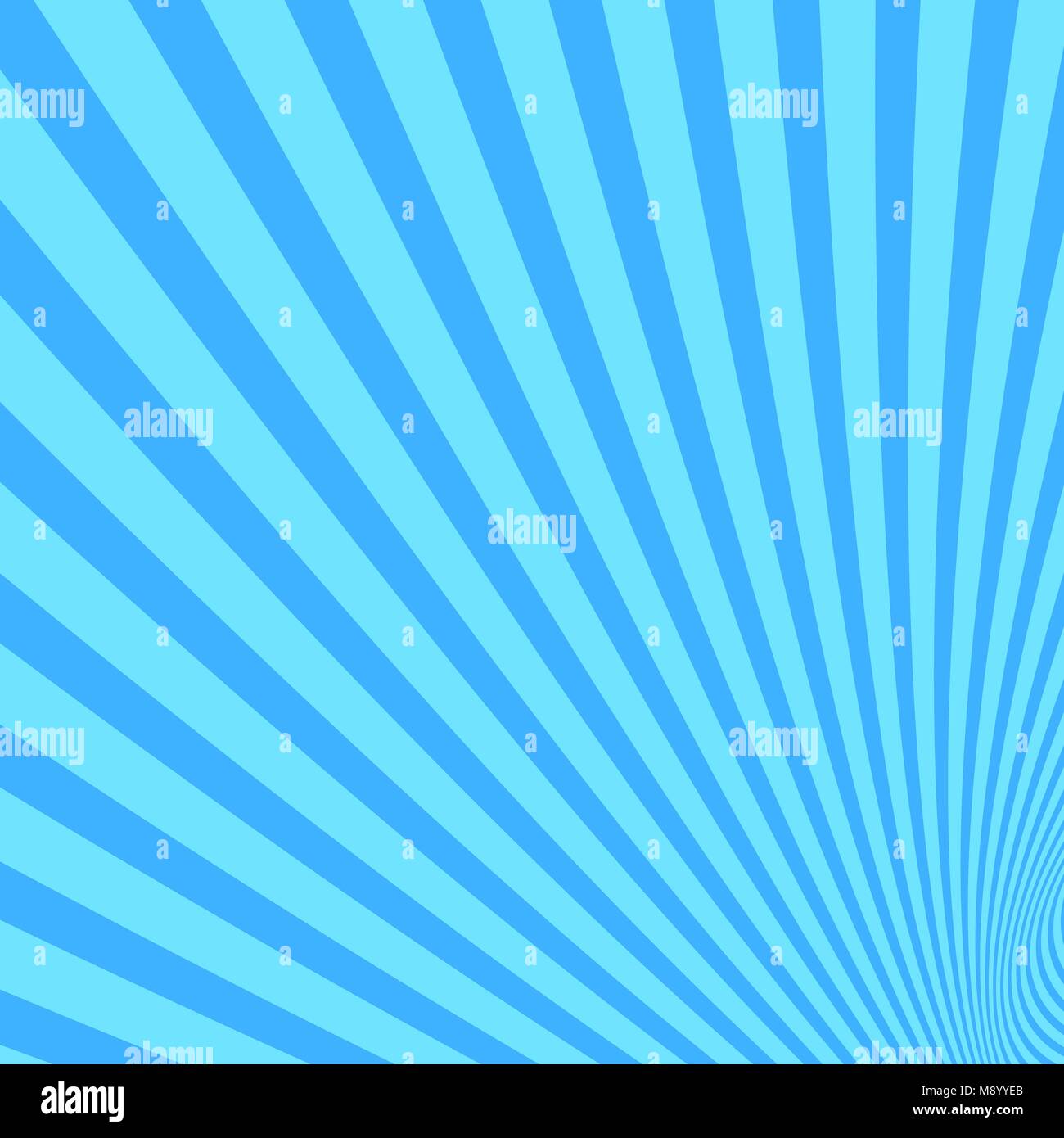 Spirale ray Hintergrund von twisted Strahlen Stock Vektor