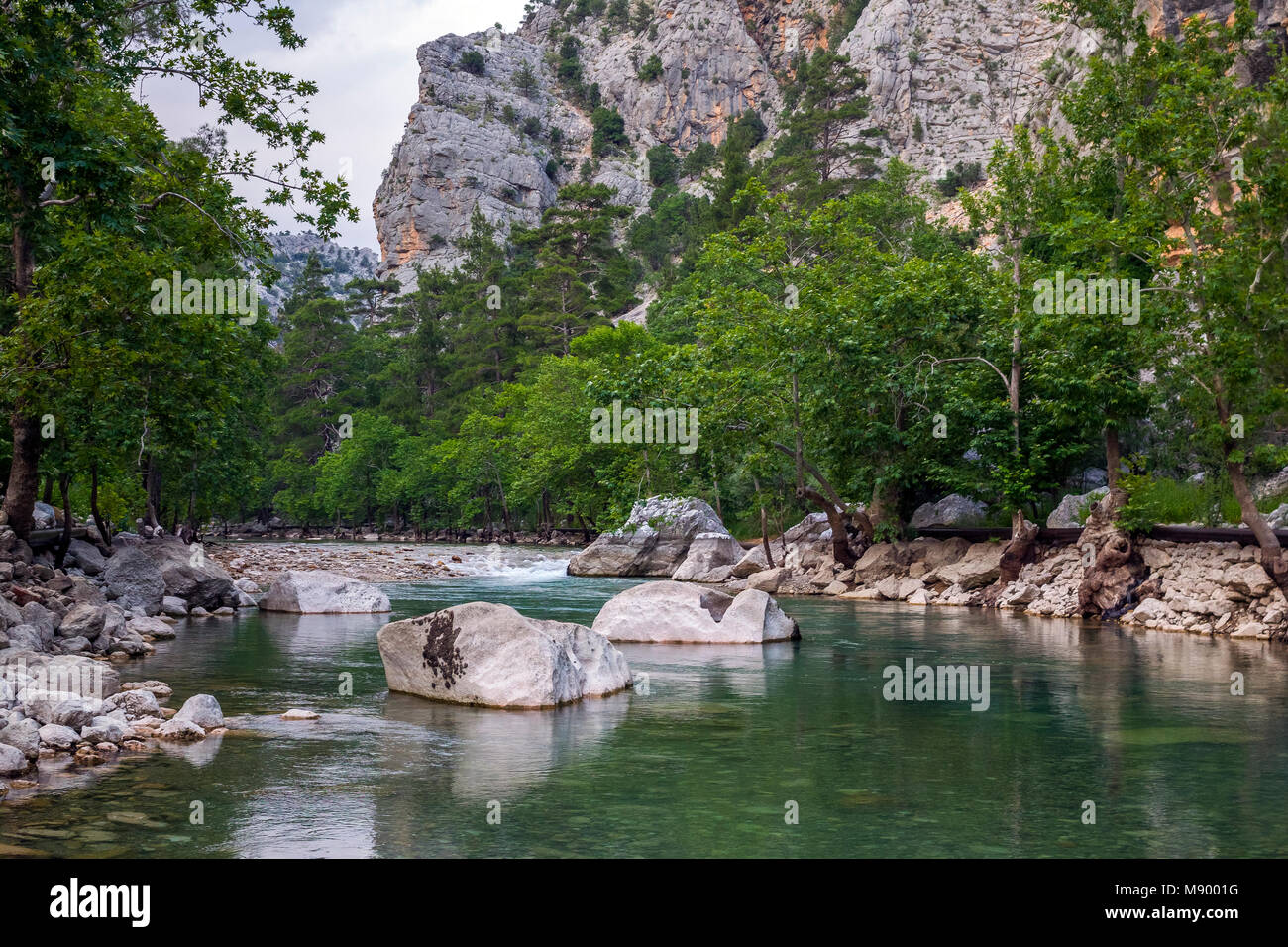 Typischer Lebensraum der Türkischen Fish-Owl im Taurusgebirge. Stockfoto