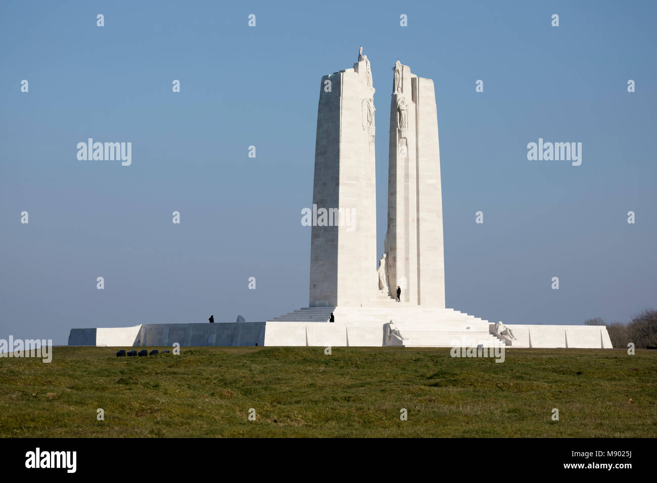 Das kanadische Denkmal von Vimy, in der Nähe von Arras, Pas-de-Calais, Ile-de-France, Frankreich, Europa Stockfoto