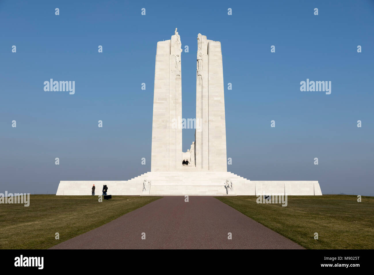 Das kanadische Denkmal von Vimy, in der Nähe von Arras, Pas-de-Calais, Ile-de-France, Frankreich, Europa Stockfoto