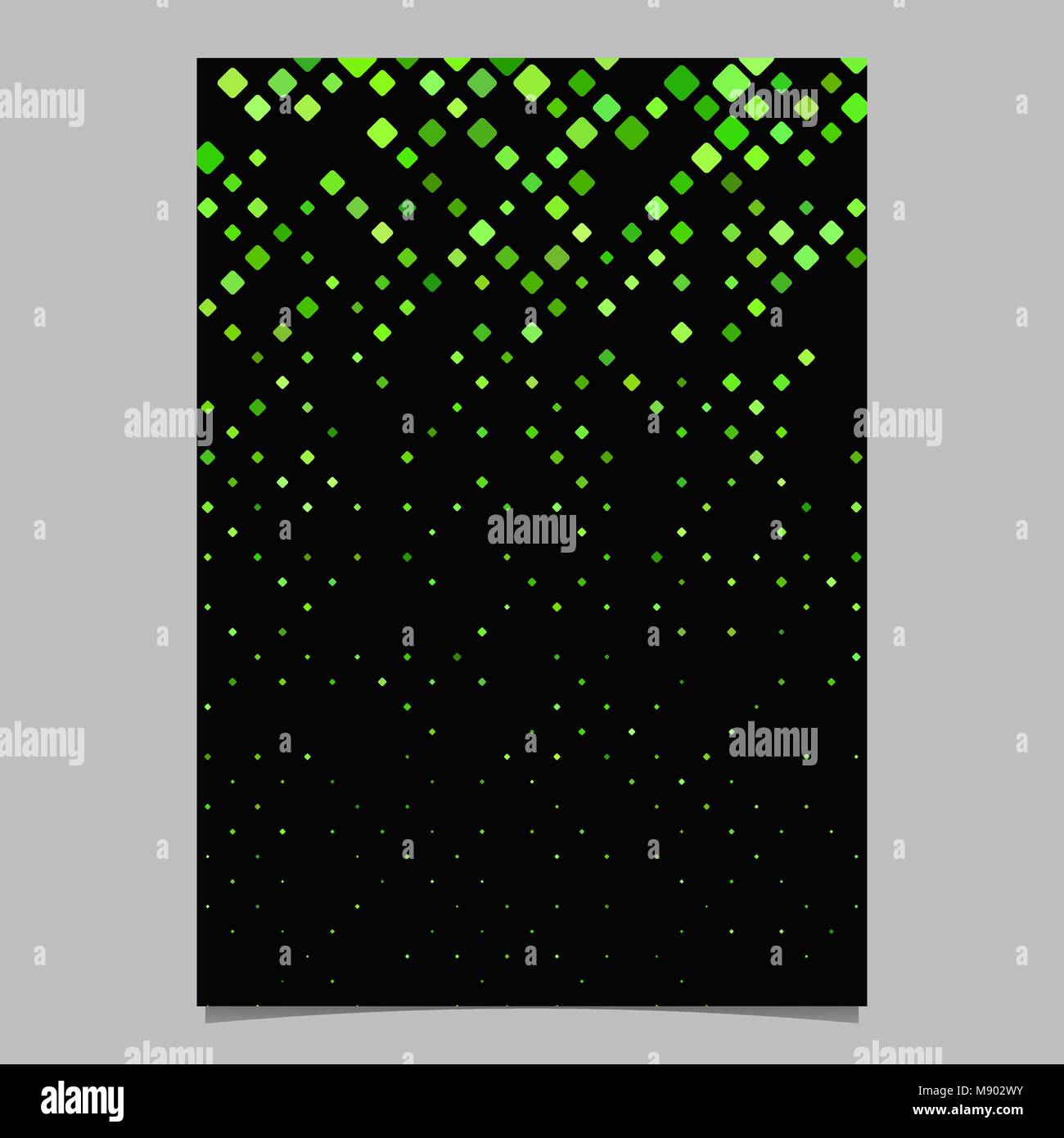 Geometrische diagonalen quadratischen Muster Hintergrund Broschüre Vorlage Stock Vektor