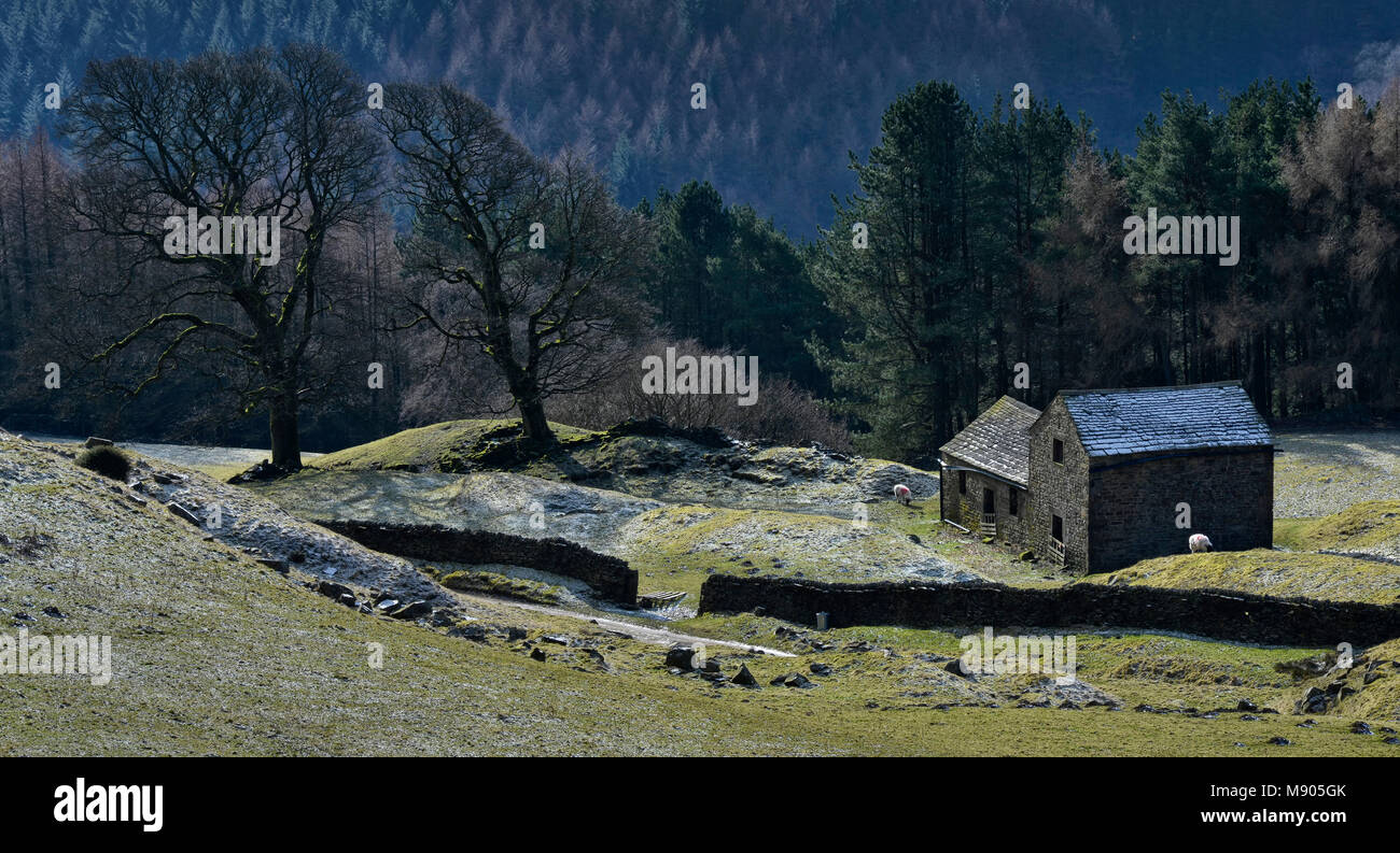 Bell Hagg Scheune, der Peak District, England (6) Stockfoto