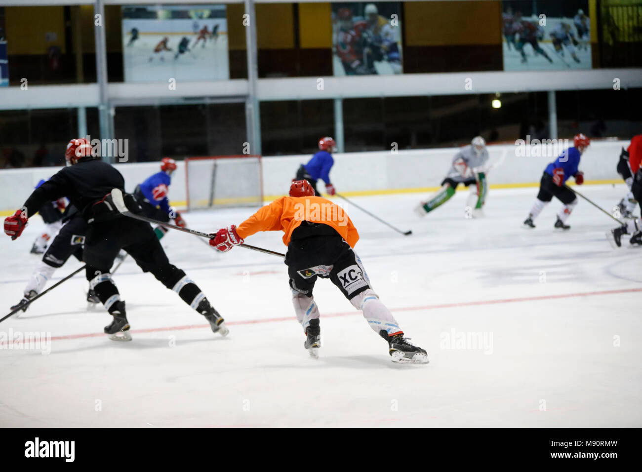 Eishockey. Hockey Team. Stockfoto