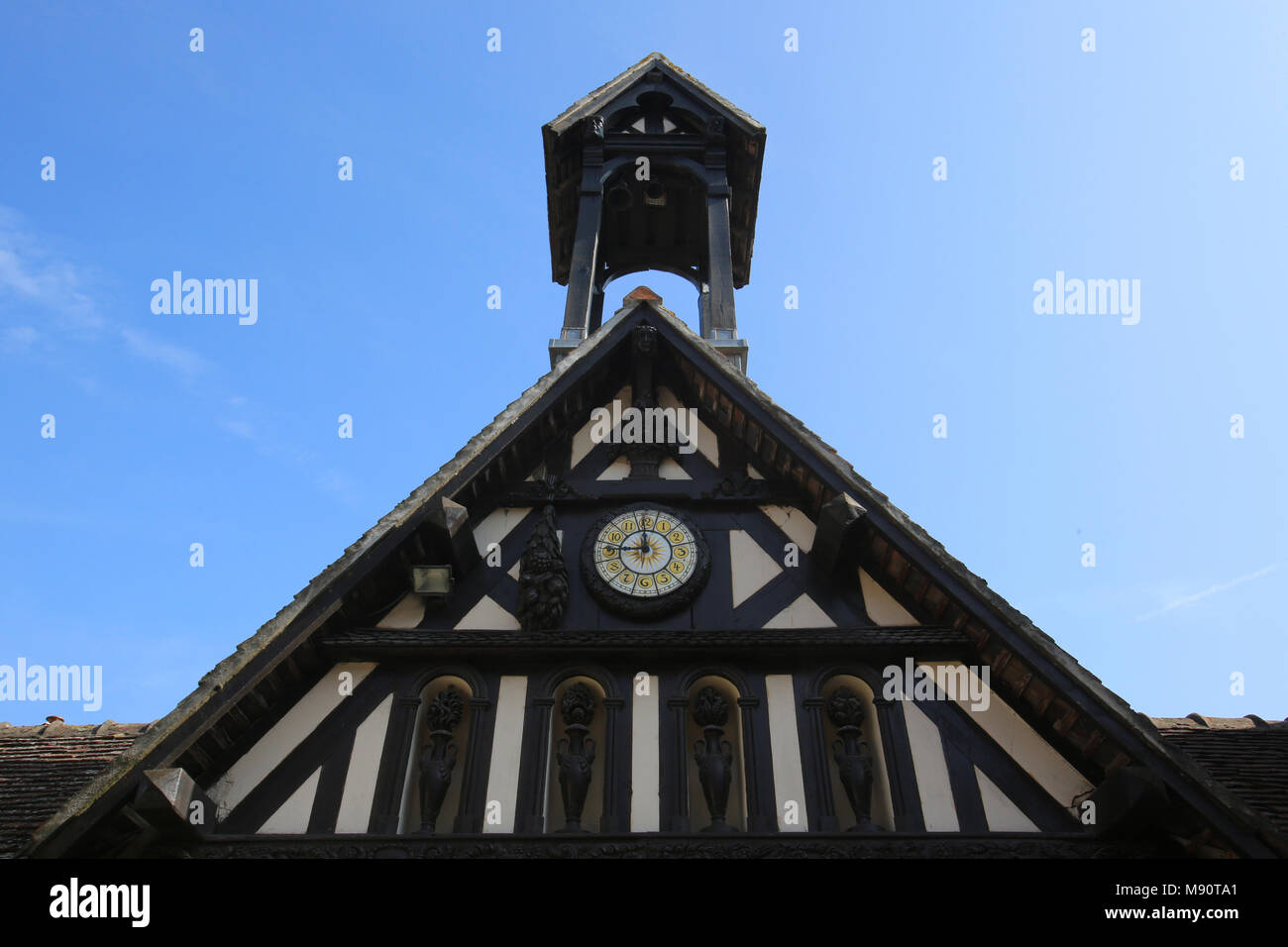 Kunst und Handwerk Dorf in Dives-sur-Mer, Frankreich. Architektonisches detail. Stockfoto