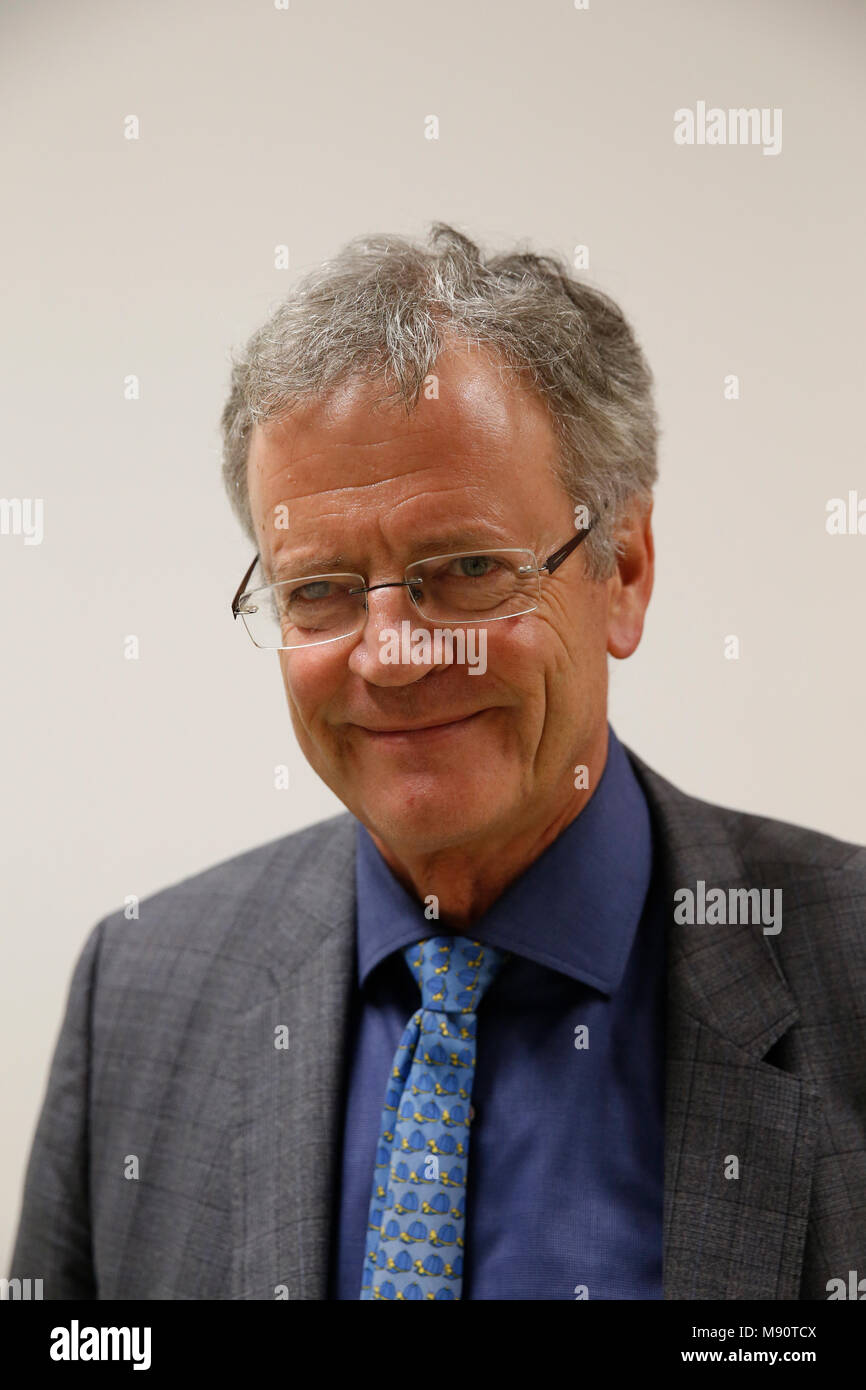 Pascal Boniface in Paris, Frankreich. Stockfoto