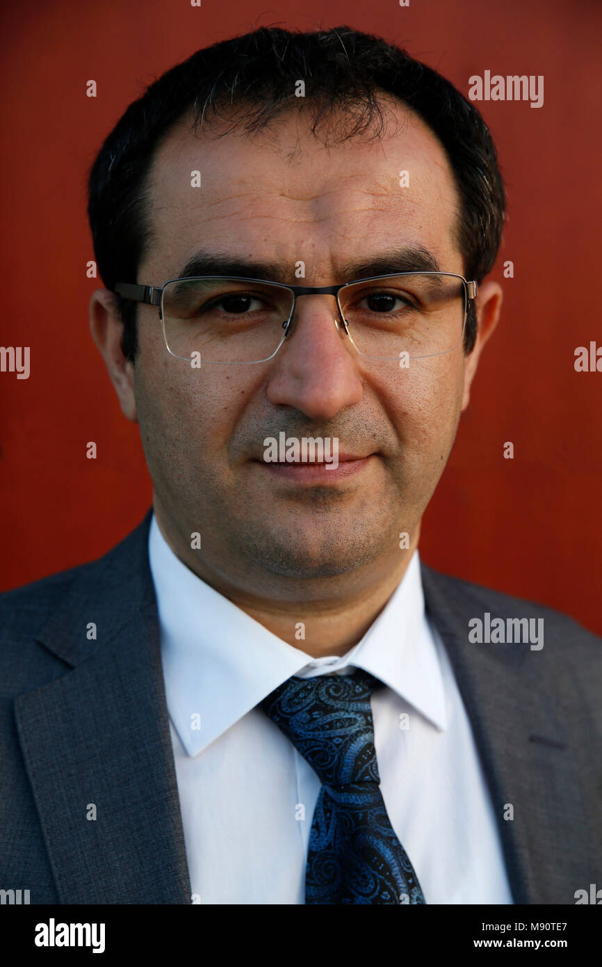 Ahmet Ogras, Präsident des Conseil franais du culte Musulman (CFCM). Stockfoto