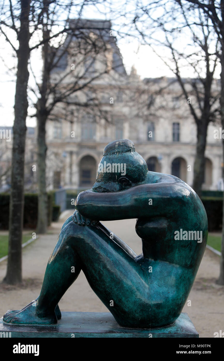 Statue modernen jardin des tuileries Fotos und Bildmaterial in hoher