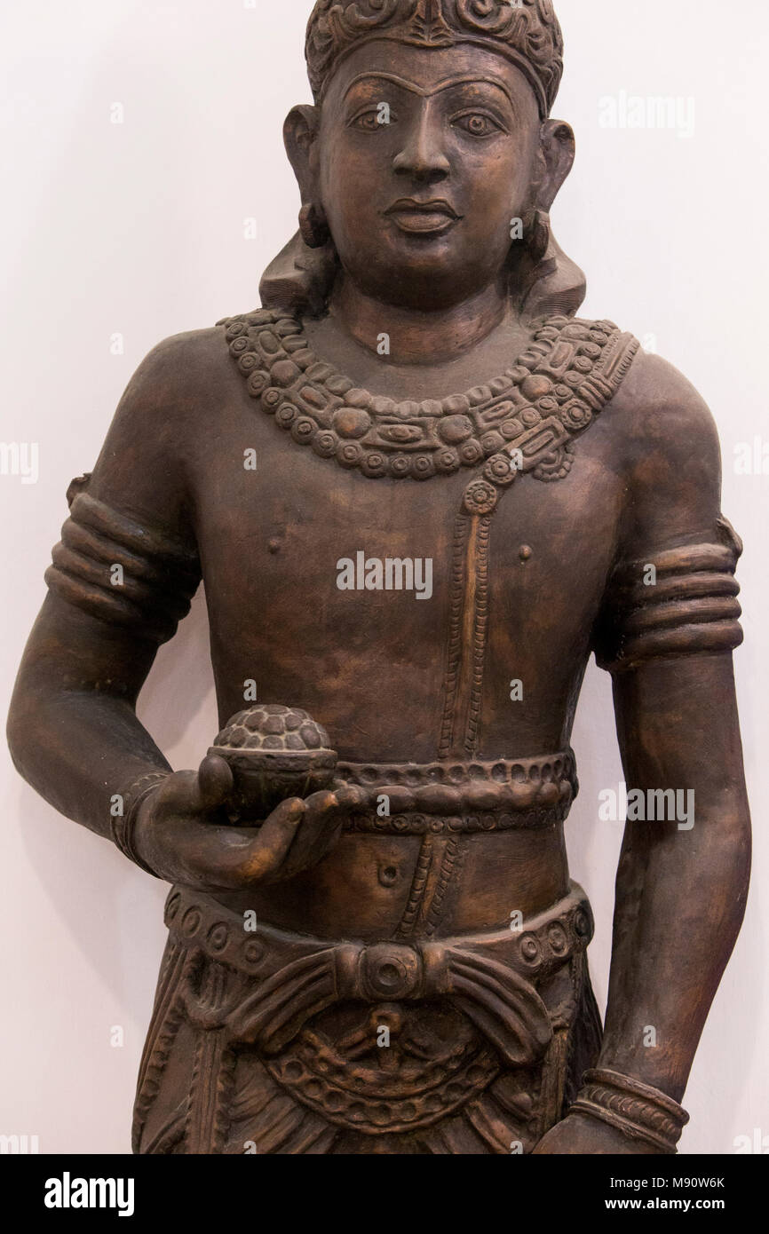 National Museum von Indien, Delhi. Varuna (Herr der Ozeane). Indien. Stockfoto