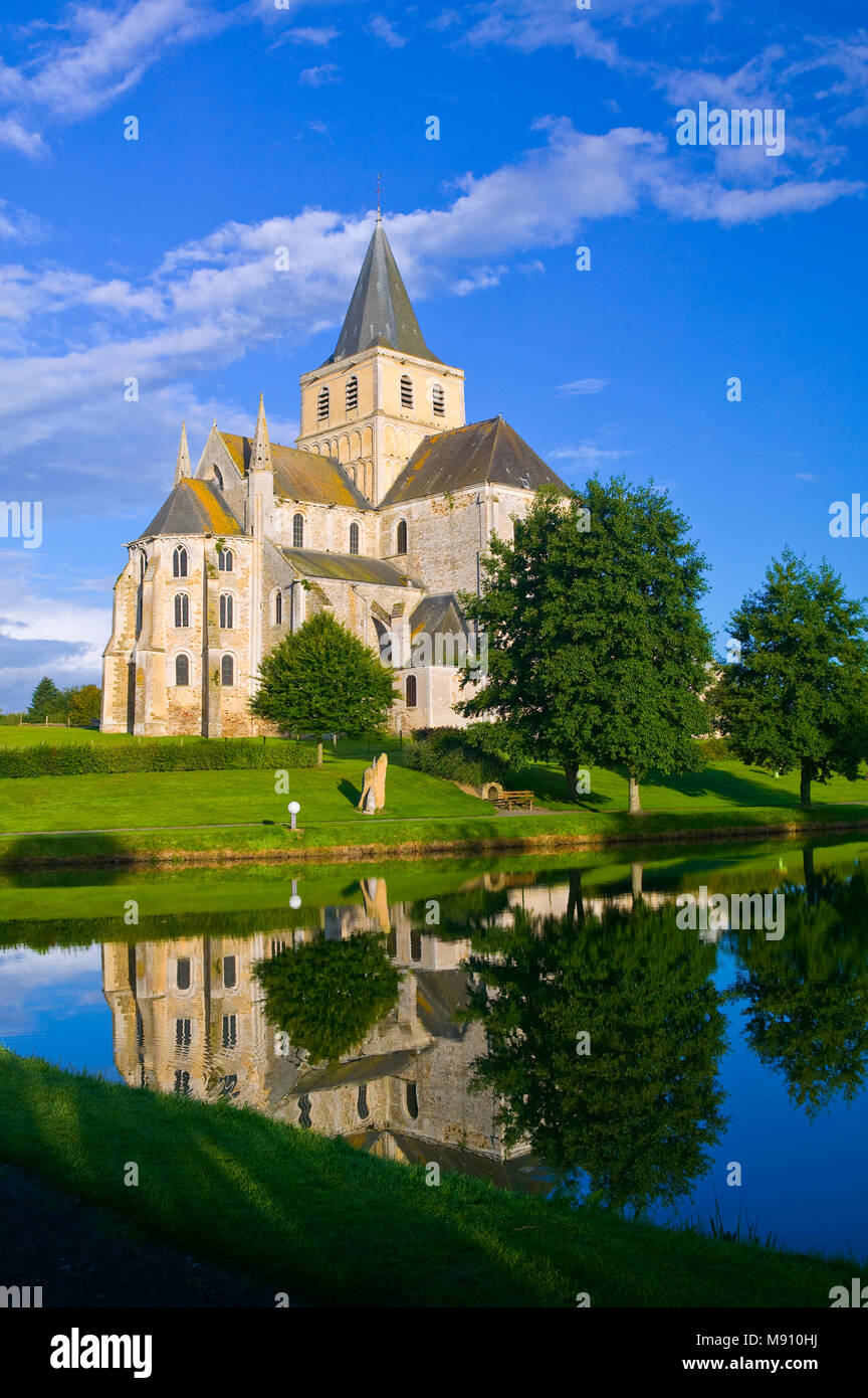Abtei Saint Vigor Cerisy la Foret Manche Normandie Frankreich Stockfoto