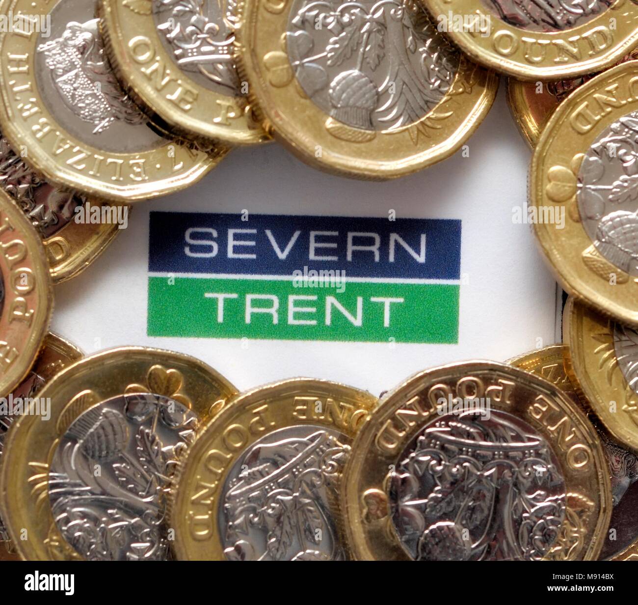 Severn Trent Water logo Stockfoto