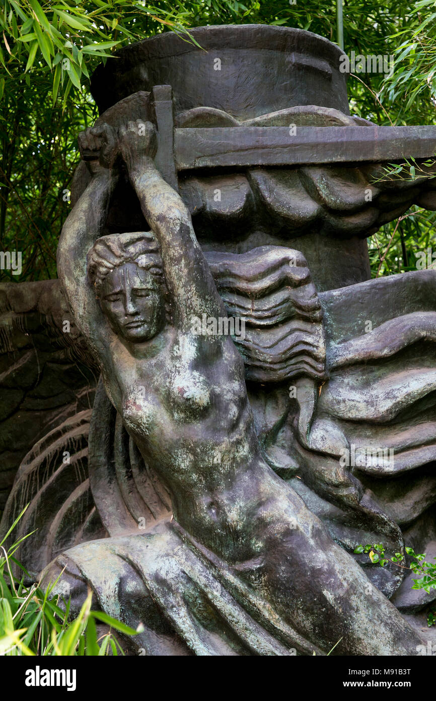 Maurice Denis Museum, Saint Germain en Laye, Frankreich. Antoine Bourdelle Statue. Stockfoto