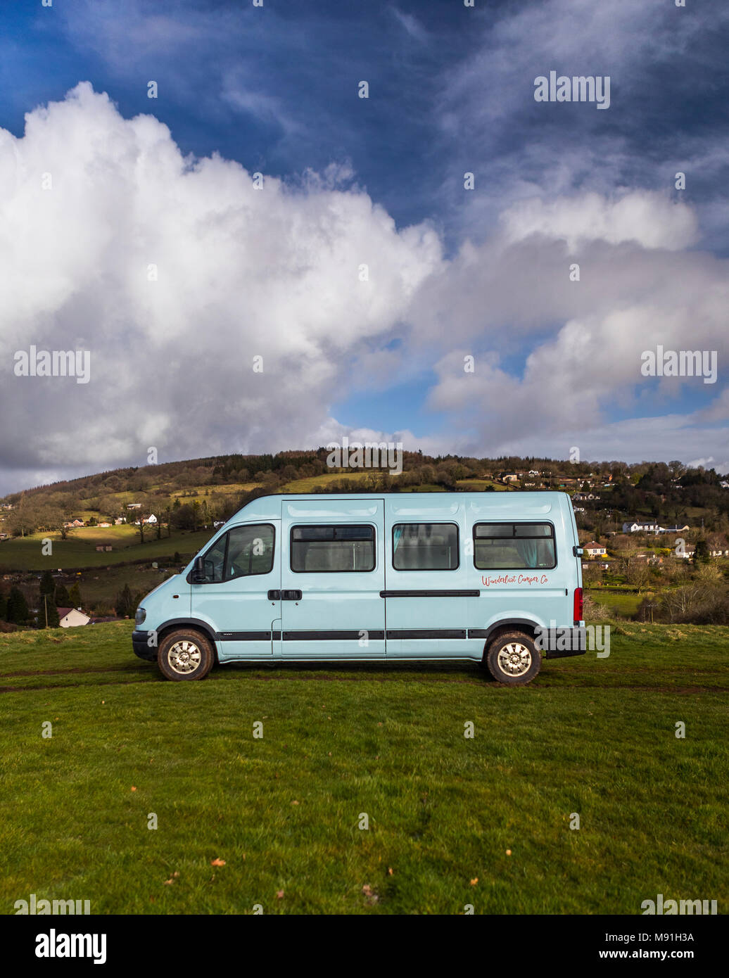 Wanderlust Camper Unternehmen Fuhrpark. Stockfoto