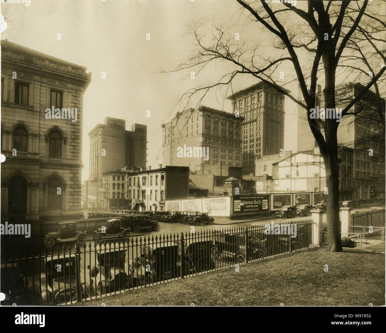 Capitolgelände, Bank Street, Richmond, Virginia Stockfoto