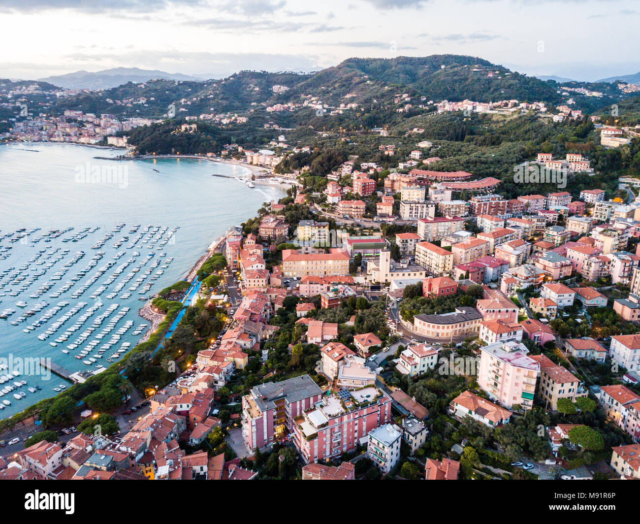 In Ligurien und den Golf von La Spezia, Provinz La Spezia, Italien