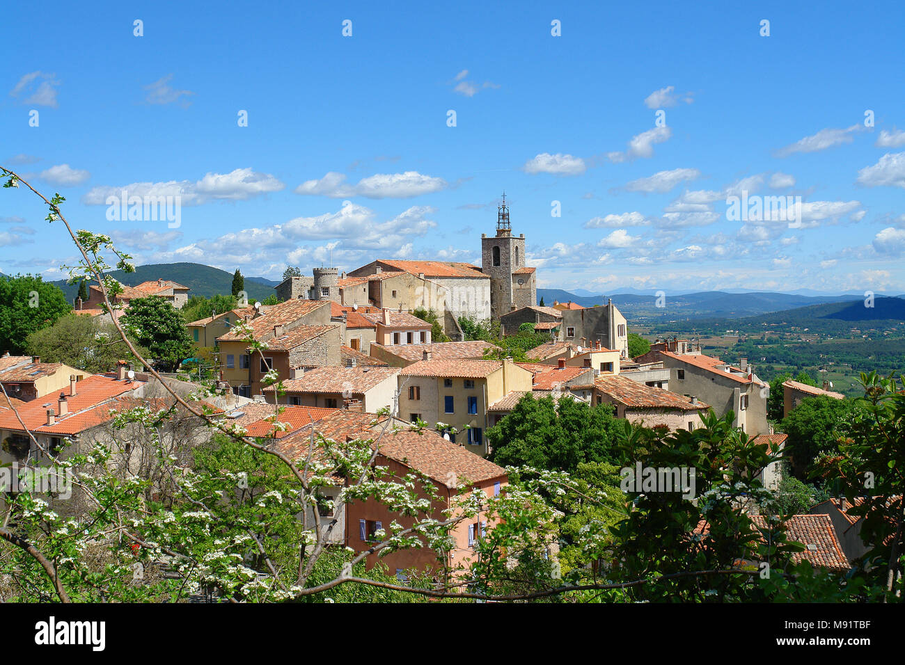 Alte Dorf Solliès-Ville Stockfoto