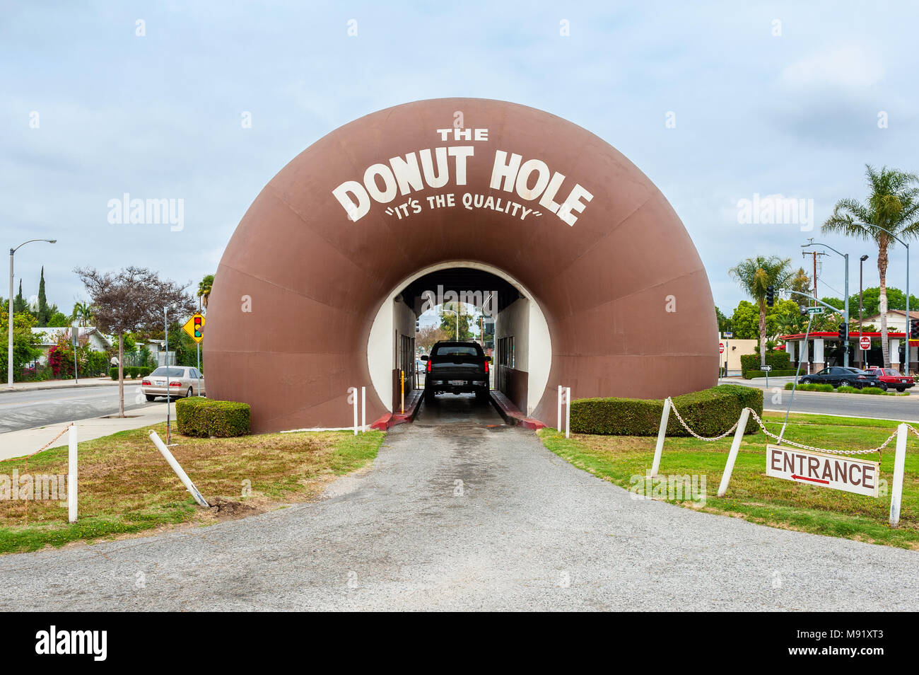 Die Donut Hole Restaurant in La Puente Kalifornien Stockfoto