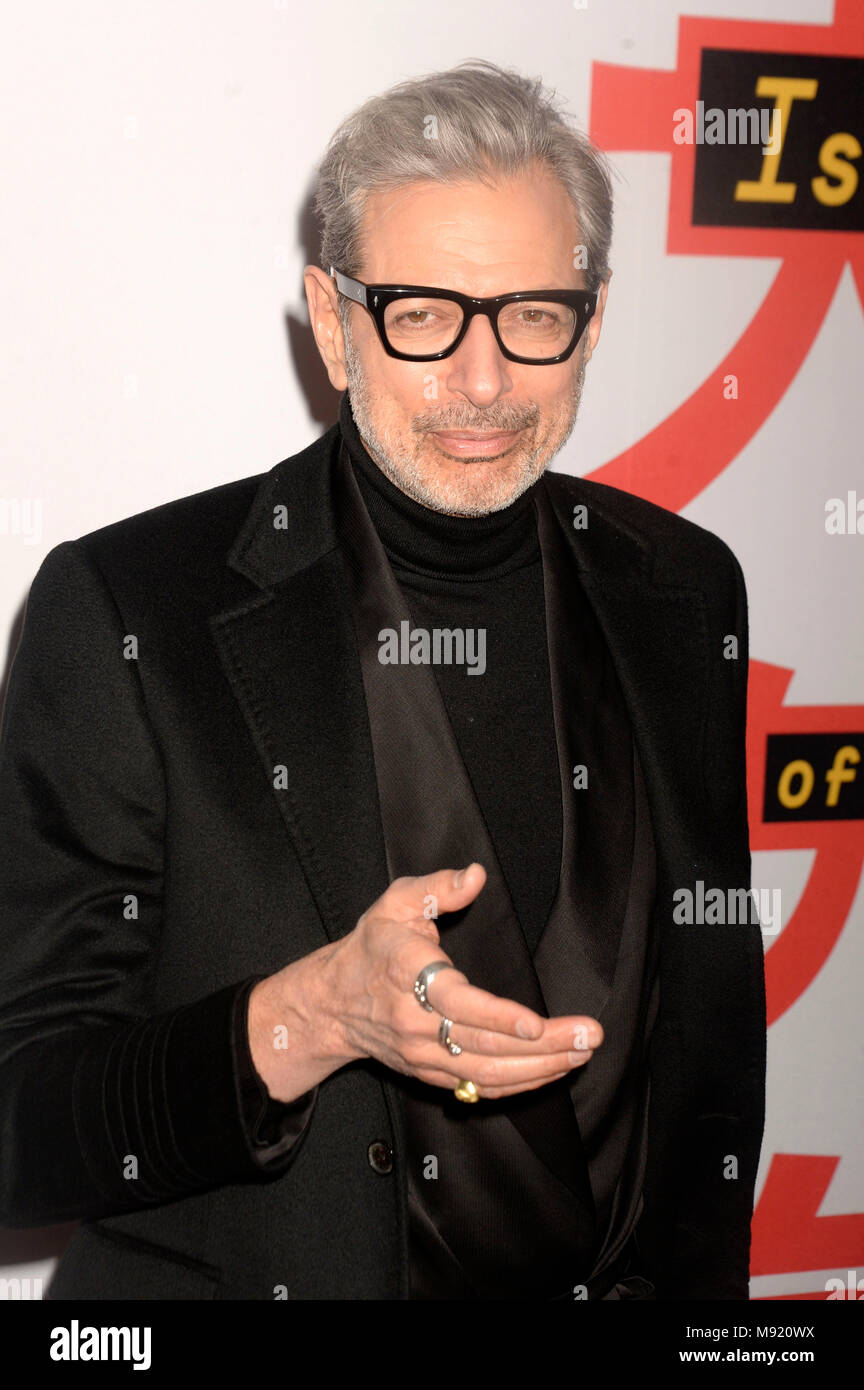 Jeff Goldblum die Teilnahme an der "Isle of Dogs" Screening im Metropolitan Museum der Kunst am 20. März 2018 in New York City. Stockfoto