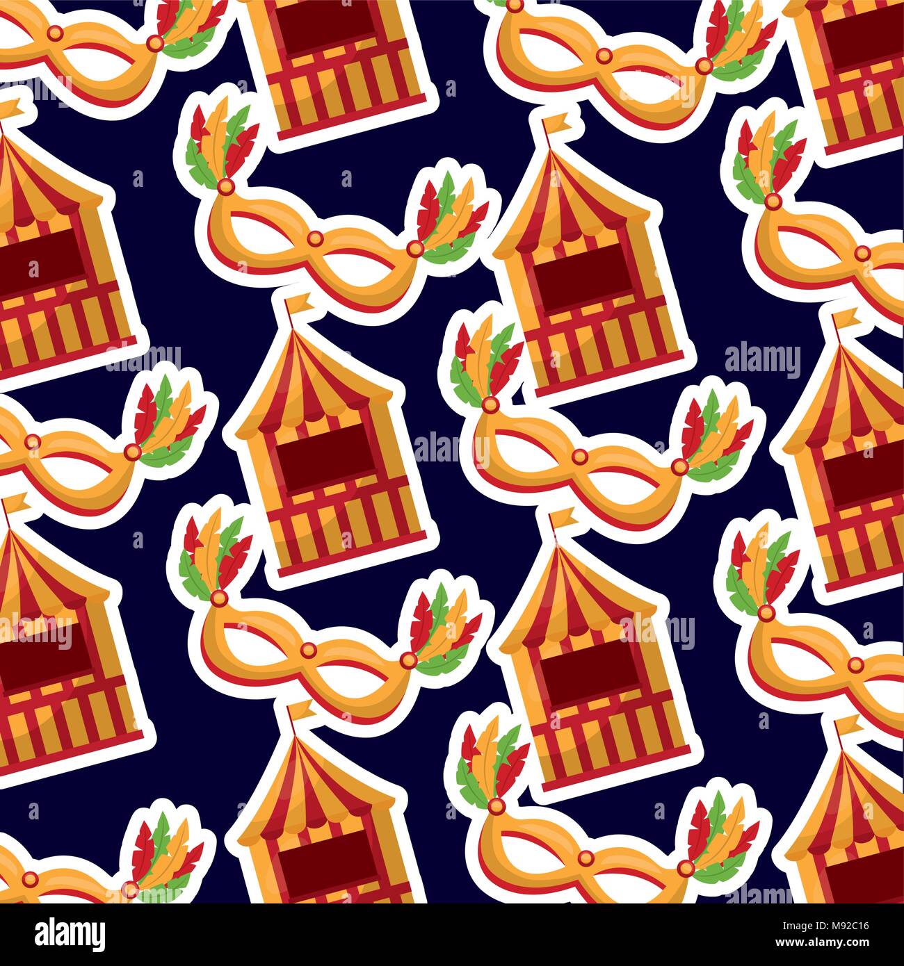 Karneval fair Festival Stock Vektor