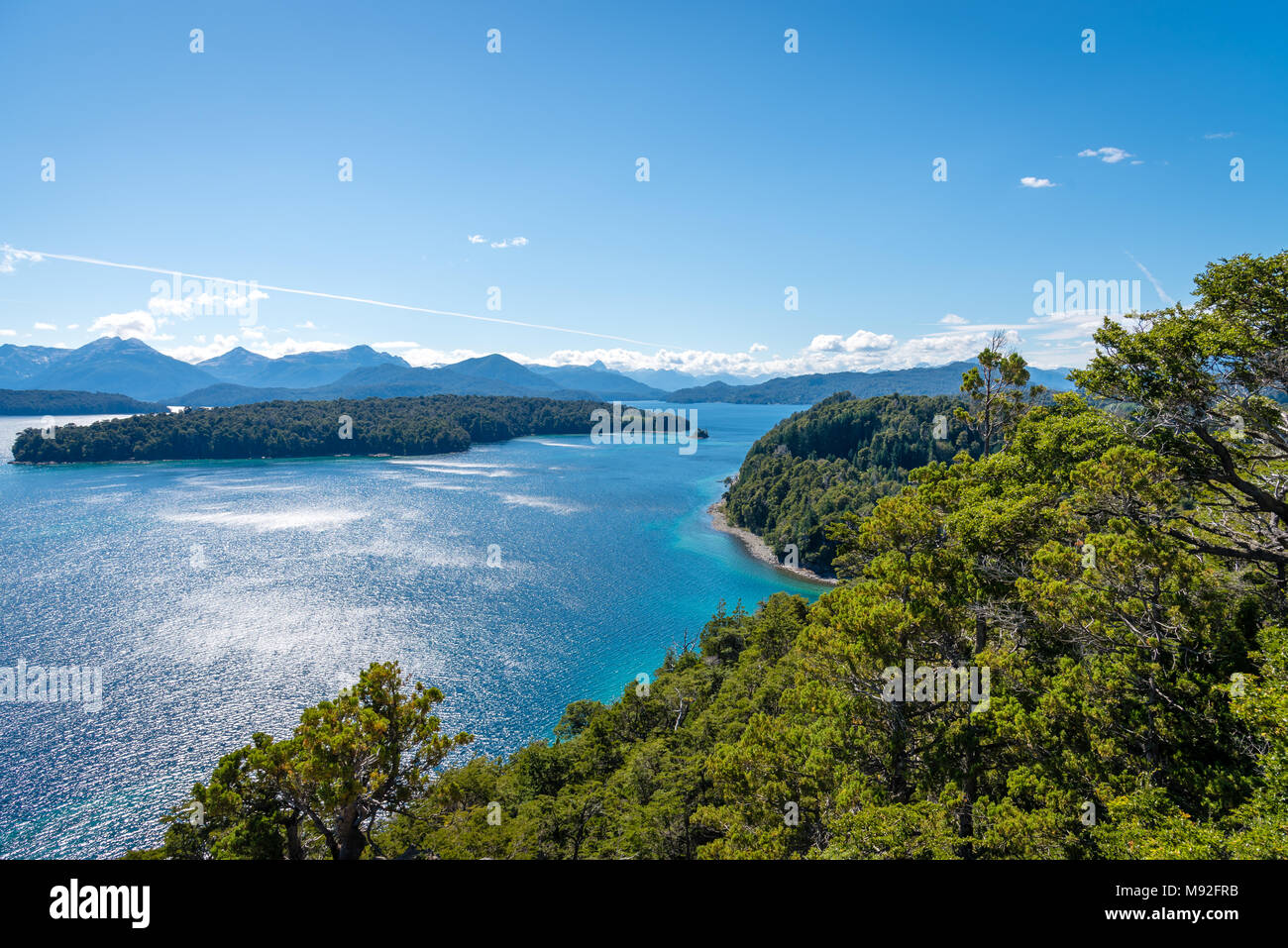 Die Seen von Bariloche, Patagonia, Argentinien Stockfoto