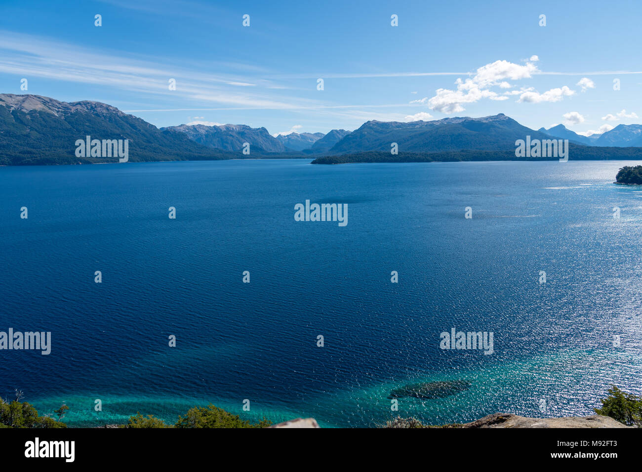 Die Seen von Bariloche, Patagonia, Argentinien Stockfoto