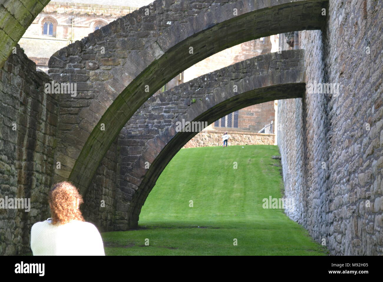 "Linlithgow Linlithgow Palace '' '''Scotland Linlithgow Loch'' 'Mary Stuart Residence'. Stockfoto