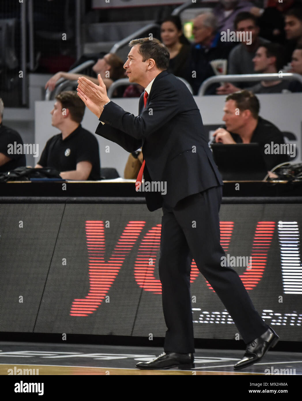 Deutschland, Bamberg, Brose Arena - 15. März 2018 - Basketball, Euroleague - Brose Bamberg gegen Anadolu Efes Istanbul Stockfoto