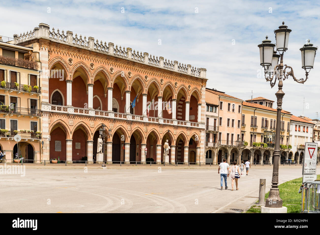 Prato della Valle, Padua, Italien Stockfoto