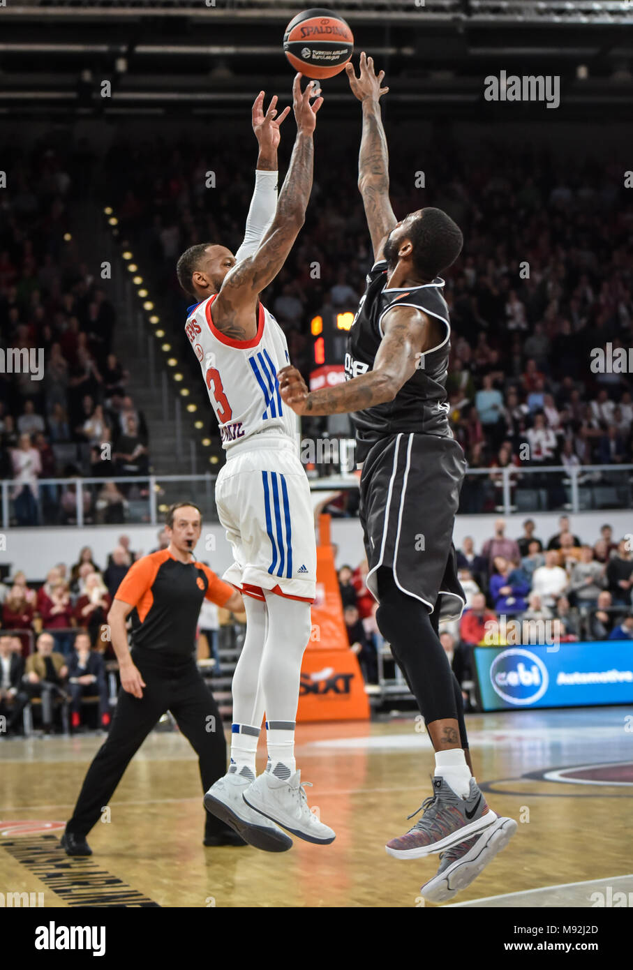 Deutschland, Bamberg, Brose Arena - 15. März 2018 - Basketball, Euroleague - Brose Bamberg gegen Anadolu Efes Istanbul Stockfoto