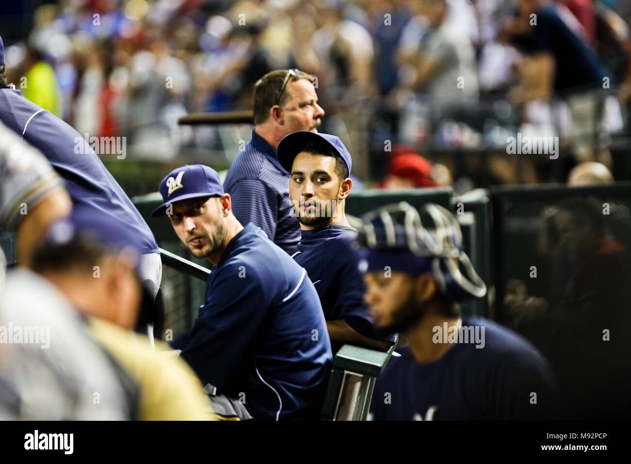Centro de Phoenix, Phoenix, US Airways Center, America West Arena, Chase Field, Downtown Phoenix, Estadio Chase Field Stockfoto