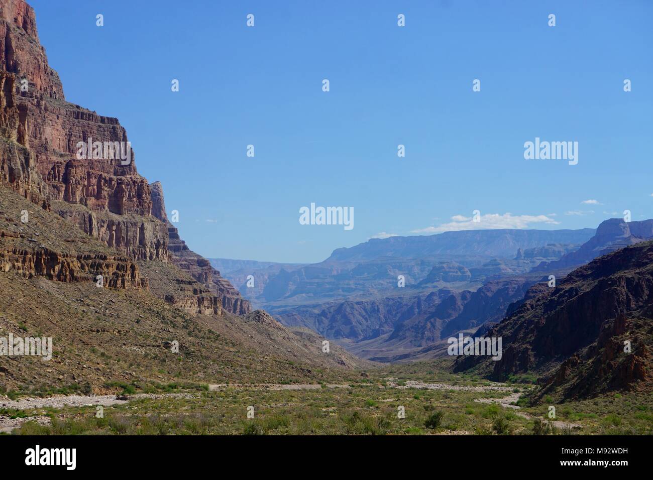 Peach Springs, AZ, USA: malerischen Diamond Creek Road, in Peach Springs Canyon, Arizona. Stockfoto