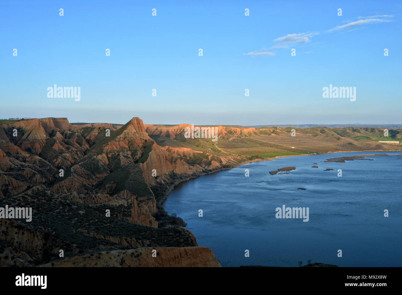 Burujon Schluchten in Toledo. Castilla La Mancha. Spanien. Stockfoto