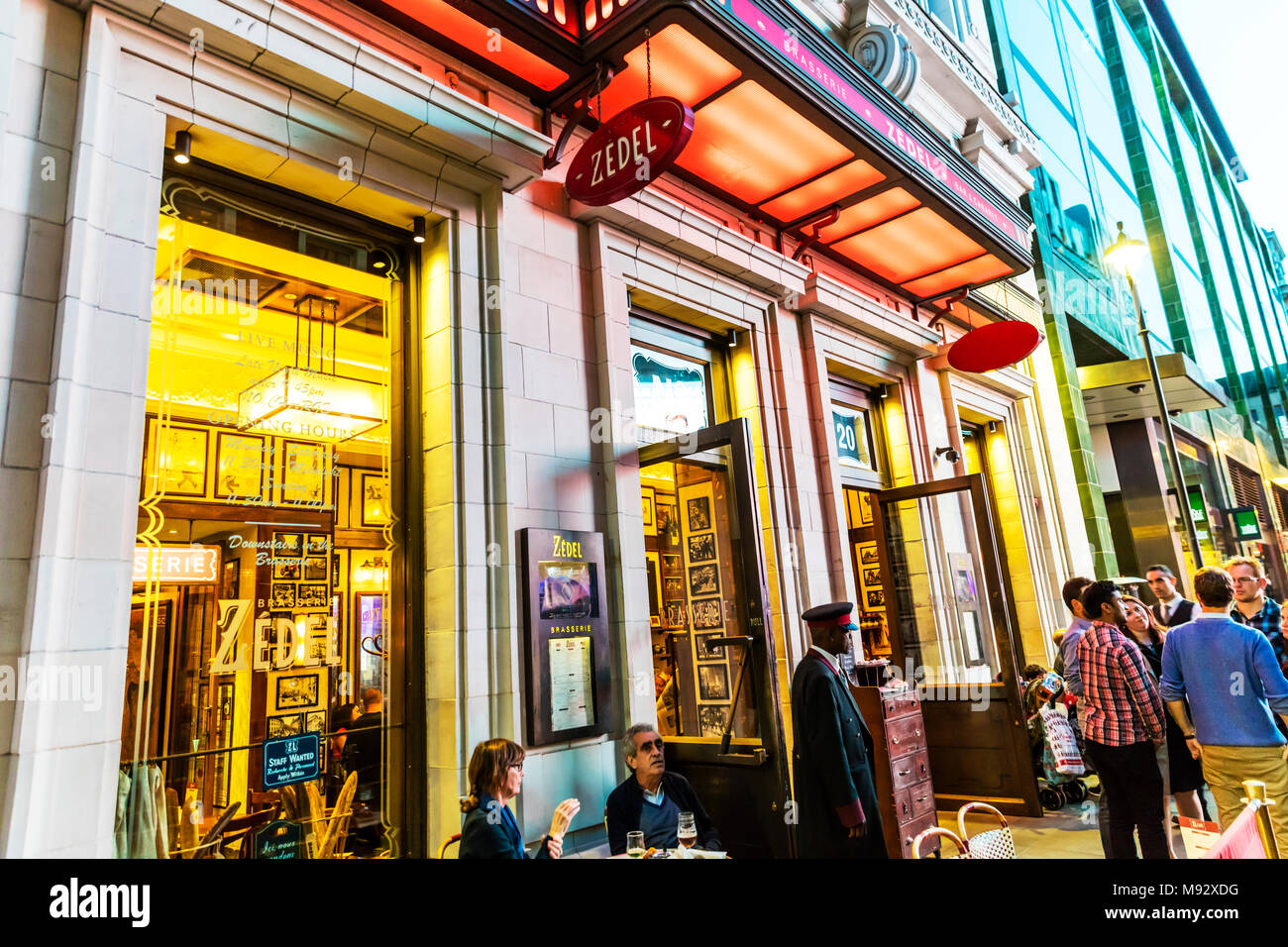 Brasserie Zédel London UK, Brasserie Zedel, London Soho, Brasserie