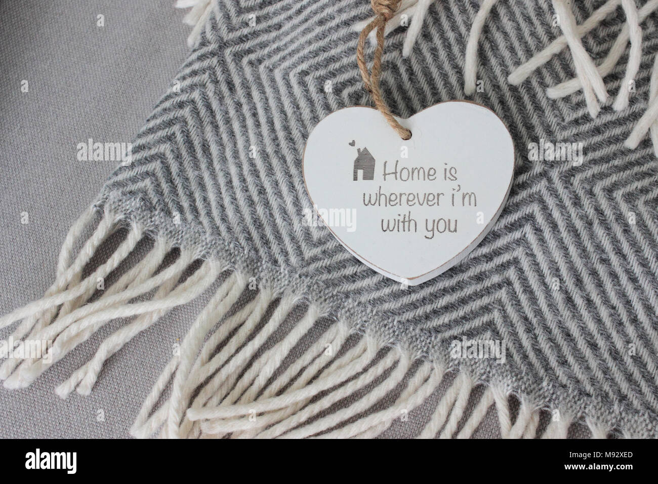 Zuhause Ist Wo Auch Immer Ich Mit Dir Bin Stockfotos Zuhause
