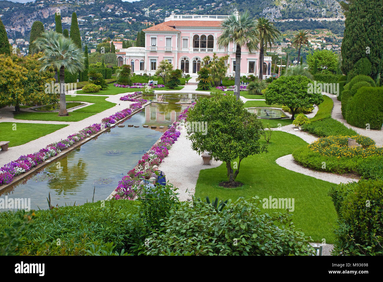 Wundervolle Garten und Park der Villa Ephrussi de Rothschild