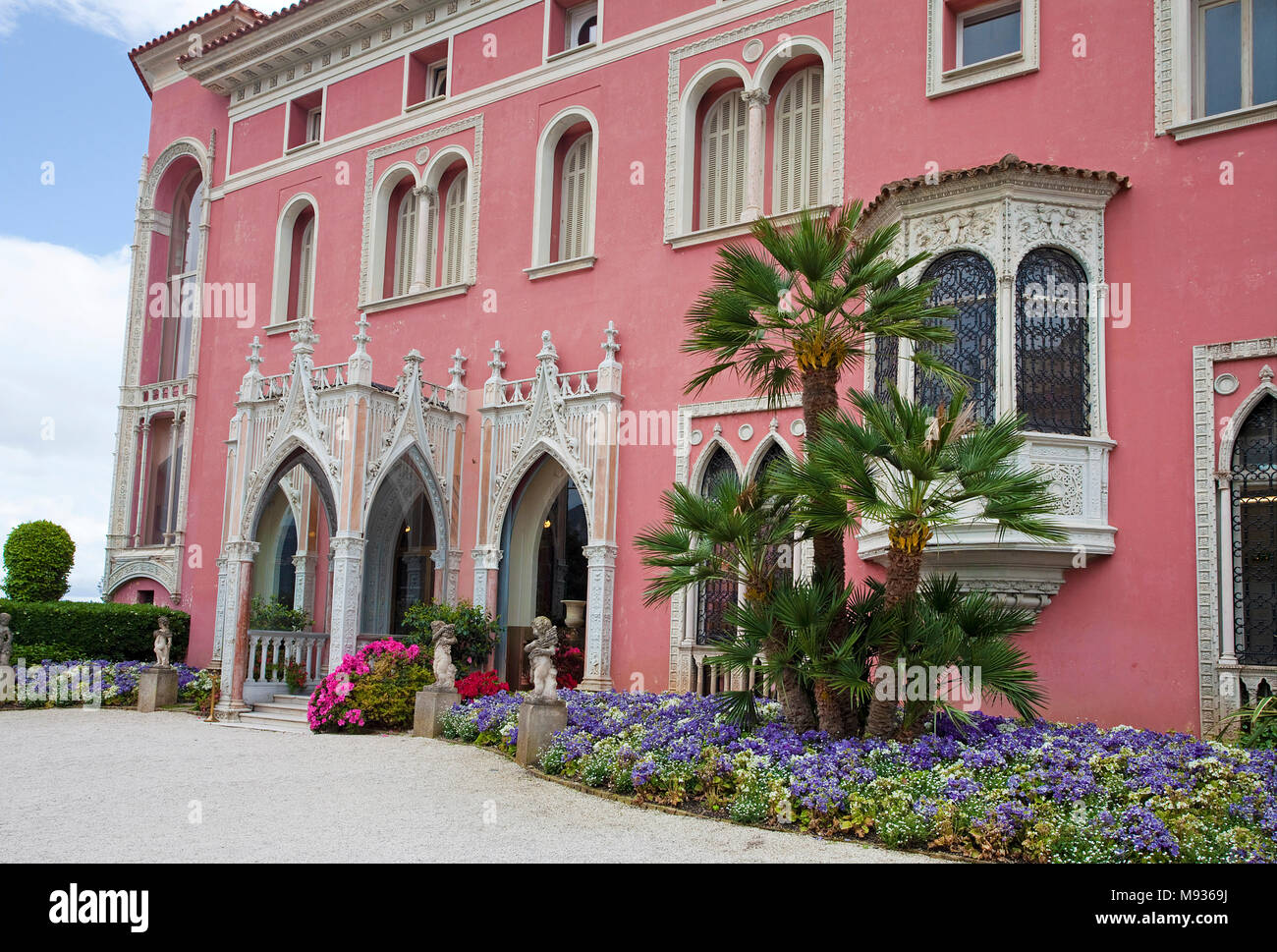 Villa Ephrussi de Rothschild, toskanische Architektur am Kap Ferrat, Süd Frankreich, Var, Cote d'Azur, Frankreich, Europa Stockfoto