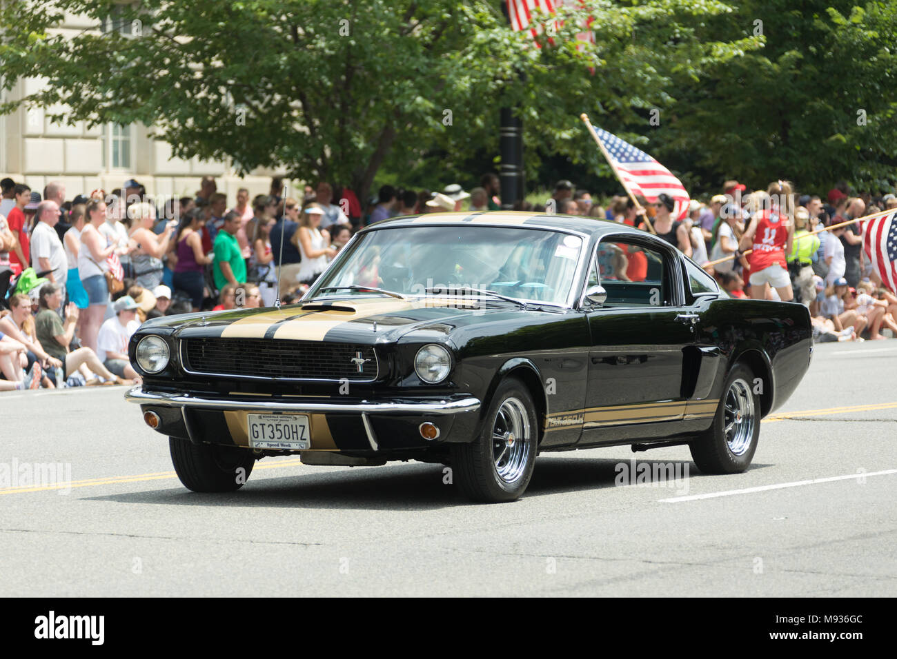 Washington, D.C., USA, 4. Juli 2017 wird die nationale Unabhängigkeit Day Parade der Vierte ist der Juli Parade in der Hauptstadt der Vereinigten Staaten, es comm Stockfoto