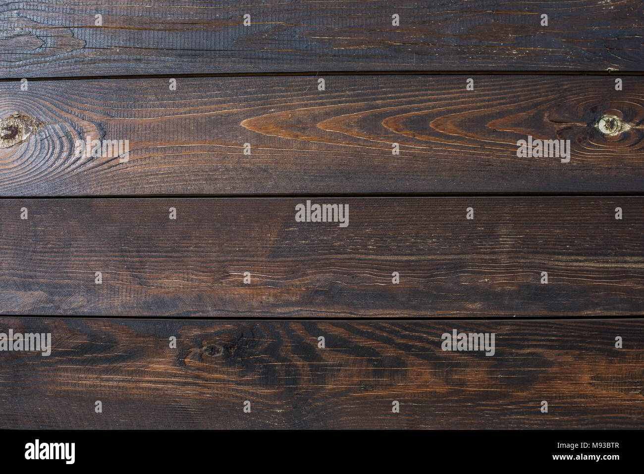 Das dunkle Holz. Schwarz, dunkel-braun Vorstand Hintergrund Stockfoto