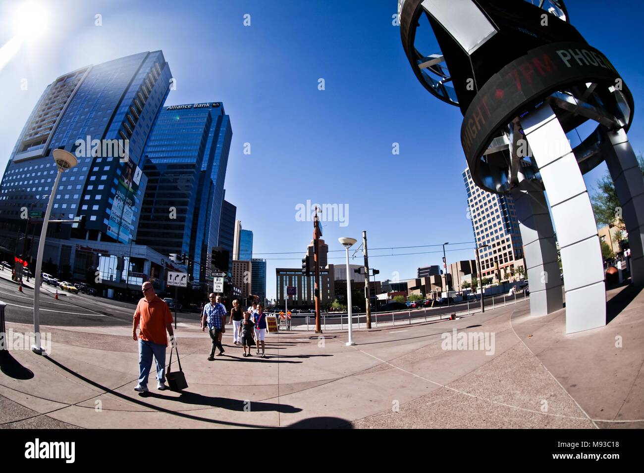 Footprint Center, Centro de Phoenix, Phoenix, US Airways Center, America West Arena, Chase Field, Downtown Phoenix, estadio Chase Field Stockfoto