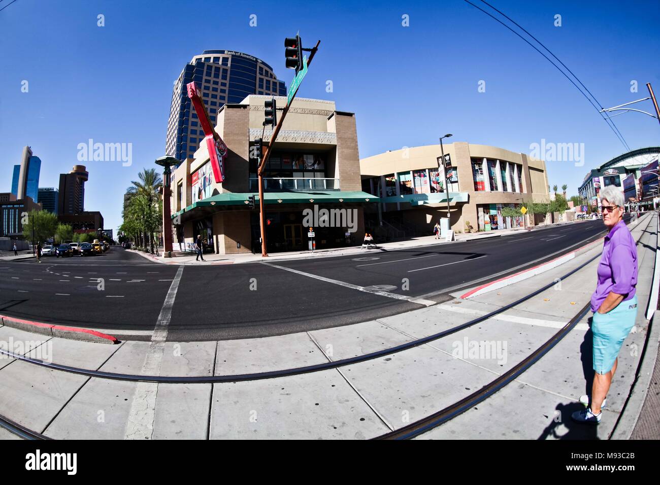 Footprint Center, Centro de Phoenix, Phoenix, US Airways Center, America West Arena, Chase Field, Downtown Phoenix, estadio Chase Field Stockfoto