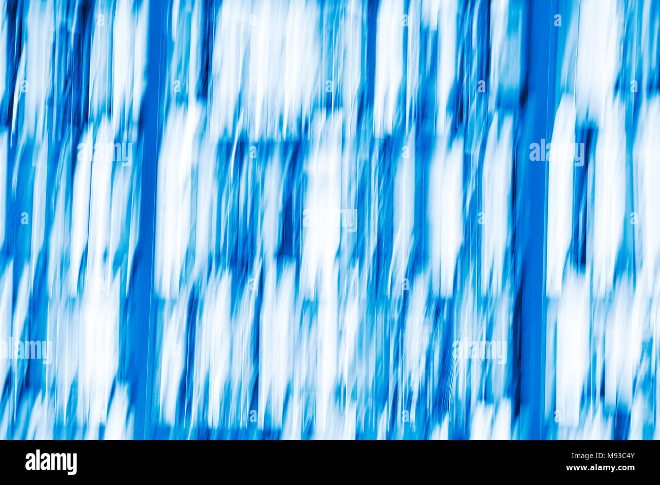Bewegung verwischt Blau abstrakt Hintergrund oder Tapeten. Stockfoto
