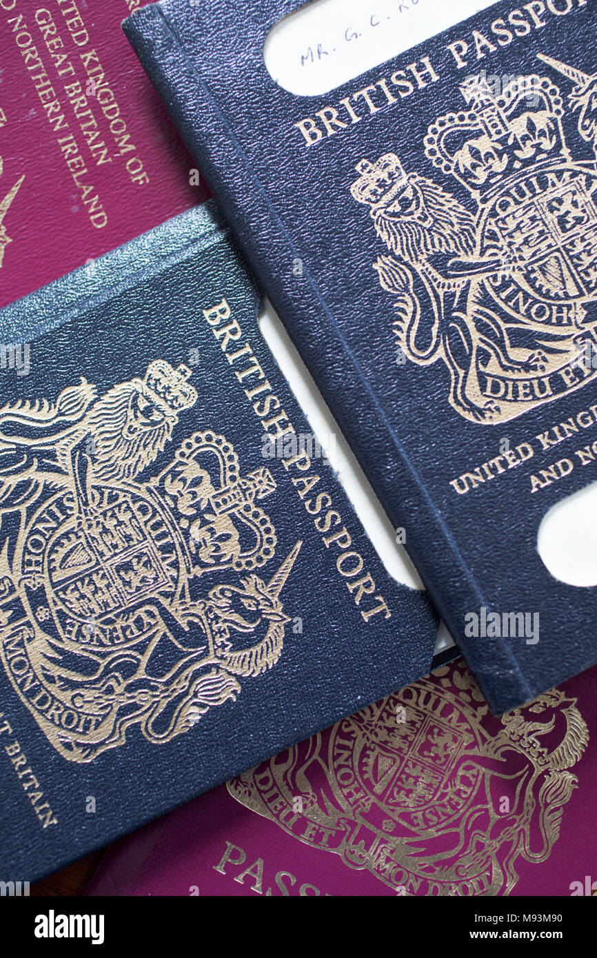 Die Neuen Britischen Reisepass Nach Brexit Ausgestellt Werden In