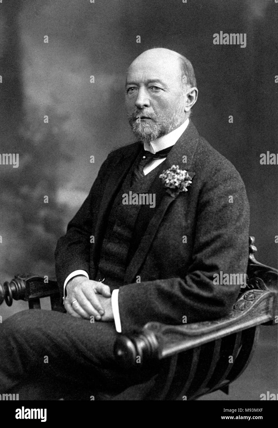 EMIL von Behring (1854-1917), deutscher Physiologe, der eine Diptheria antitoxin entdeckt Stockfoto