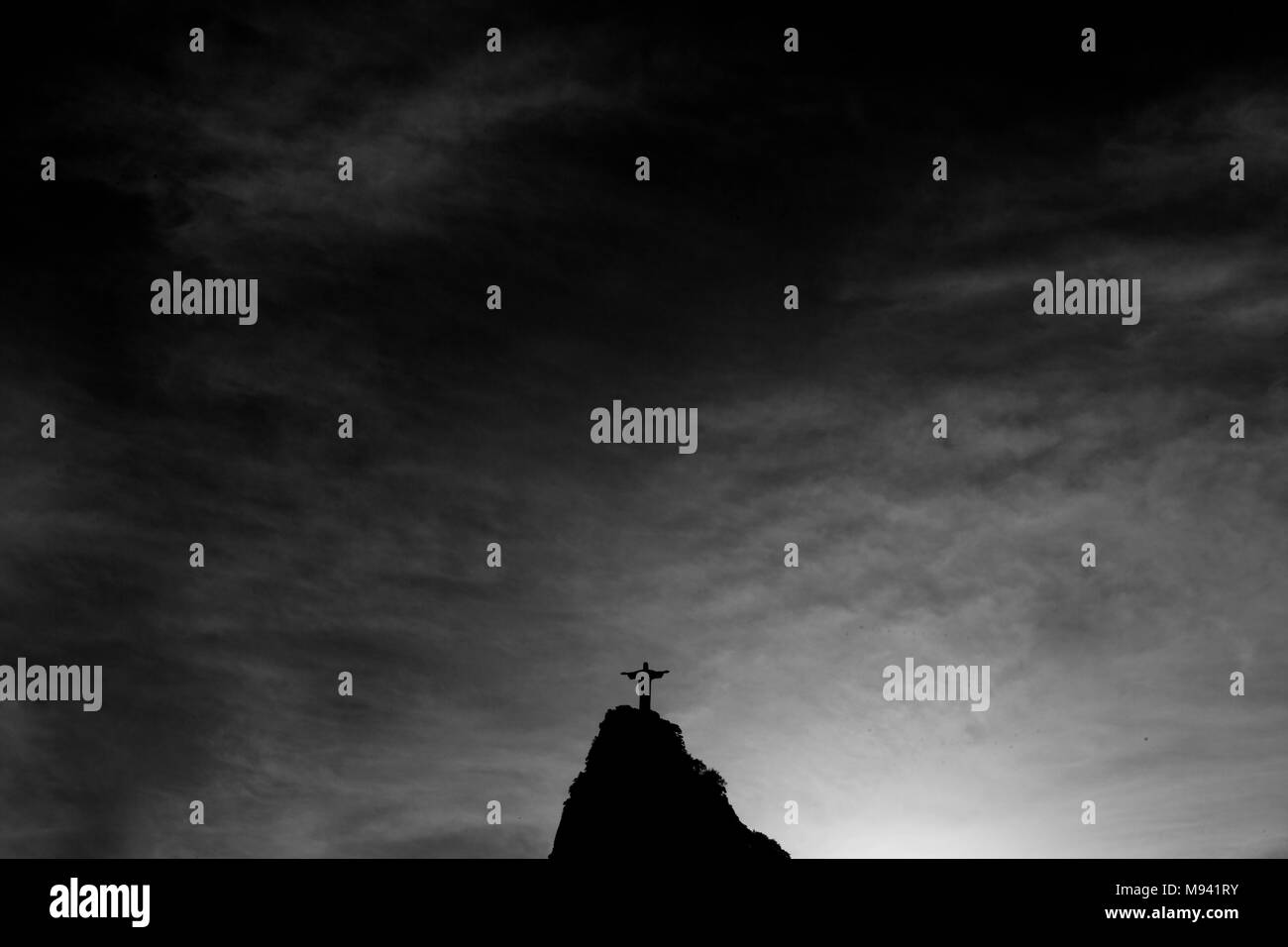 Statue von Christus dem Erlöser, Corcovado, Rio De Janeiro, Brasilien, Südamerika Stockfoto