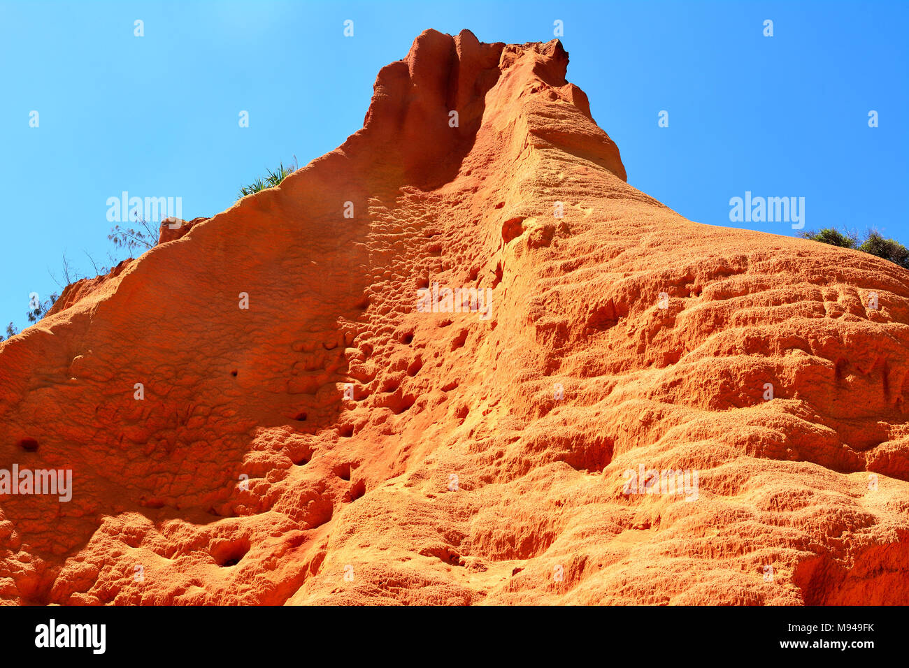 Sandy pinnacle Bildung von Red Canyon in der Great Sandy National Park in Queensland, Australien. Stockfoto