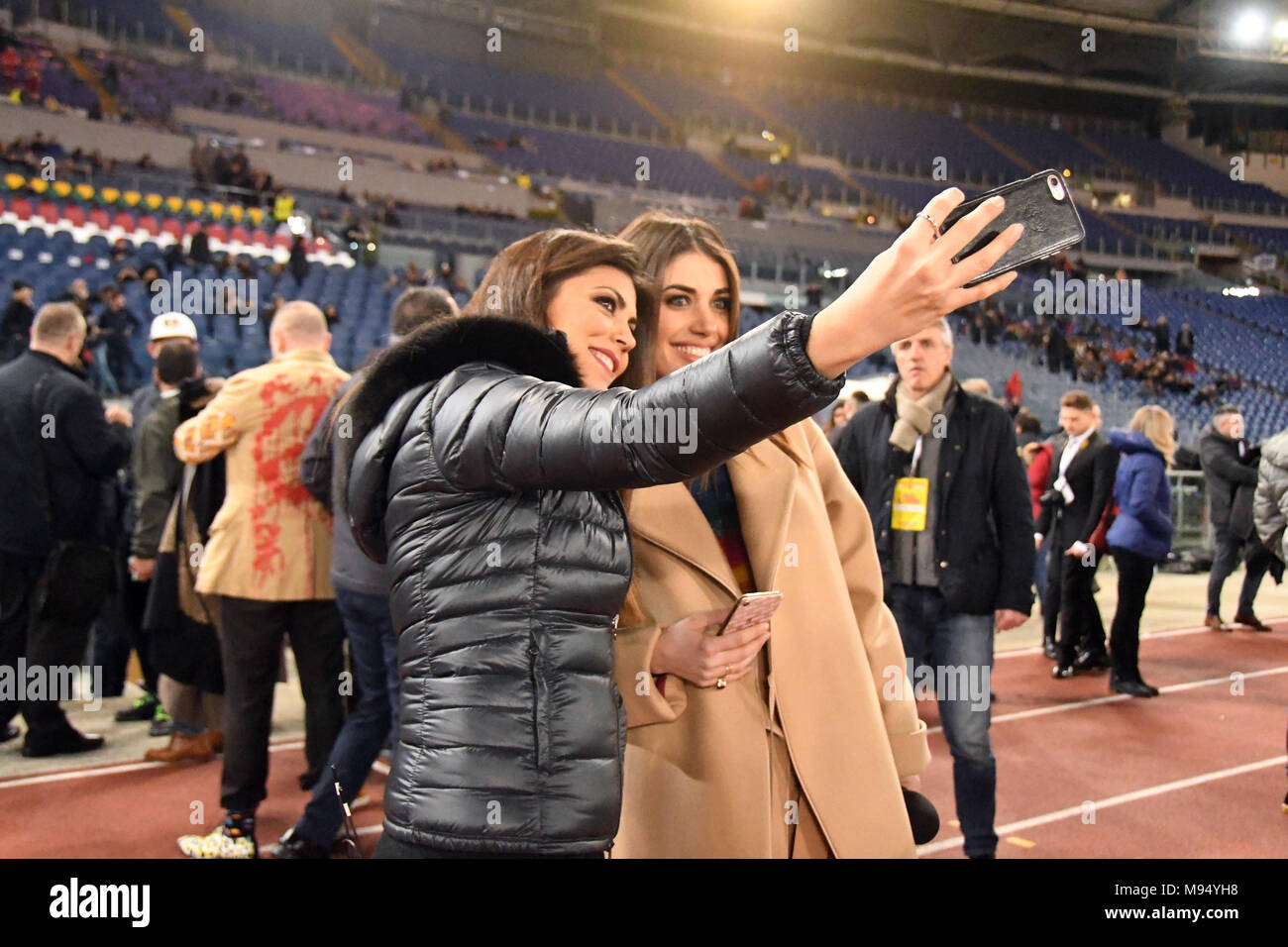 Rom, Italien, 21. März 2018 Stadio Olimpico - mundial matchL, ITALIEN REST DER WELT, die Flora Canto und Eleonora Boi Credit: Giuseppe Andidero/Alamy leben Nachrichten Stockfoto