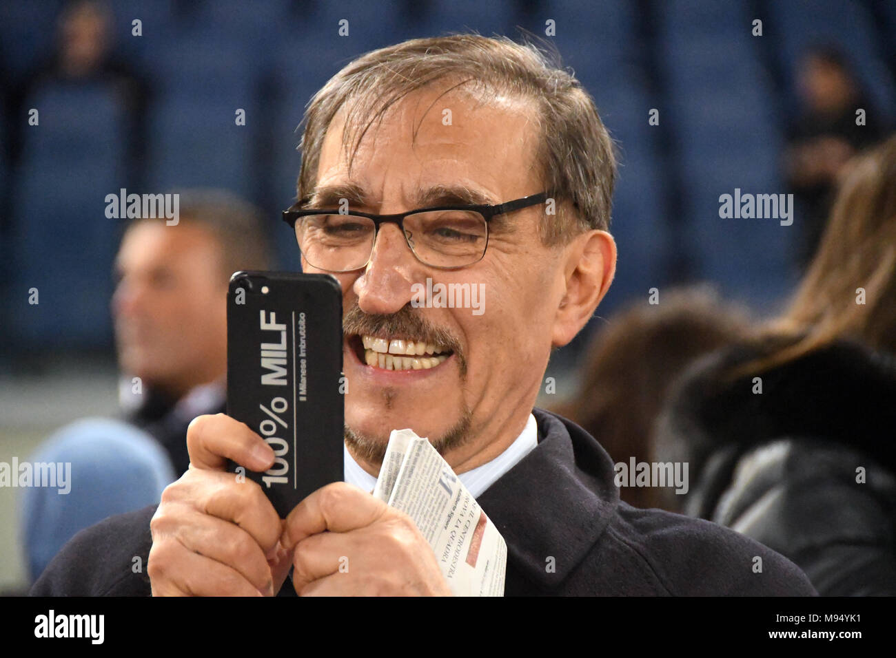 Rom, Italien, 21. März 2018 Stadio Olimpico - mundial matchL, ITALIEN REST DER WELT,, Ignazio La Russa Credit: Giuseppe Andidero/Alamy leben Nachrichten Stockfoto